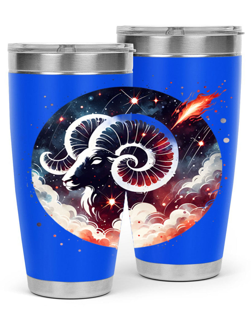 aries 140#- zodiac- Tumbler