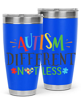 autism different not less Style 5#- autism- Tumbler