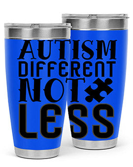 autism different not less Style 6#- autism- Tumbler