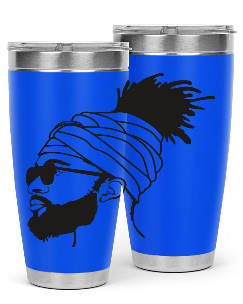 beardman 44#- black men - boys- tumbler