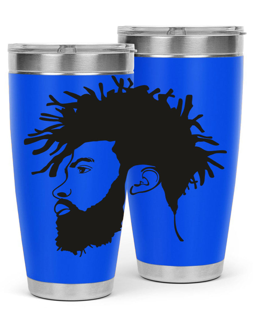 beardman 46#- black men - boys- tumbler
