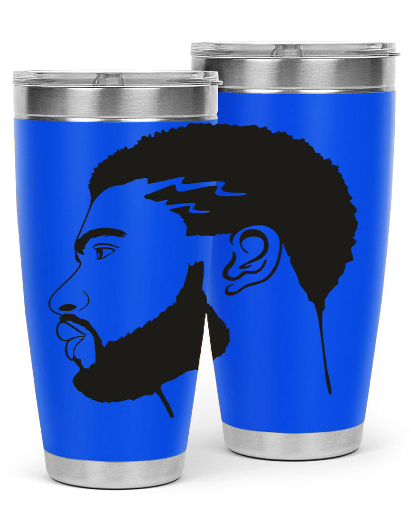 beardman 52#- black men - boys- tumbler