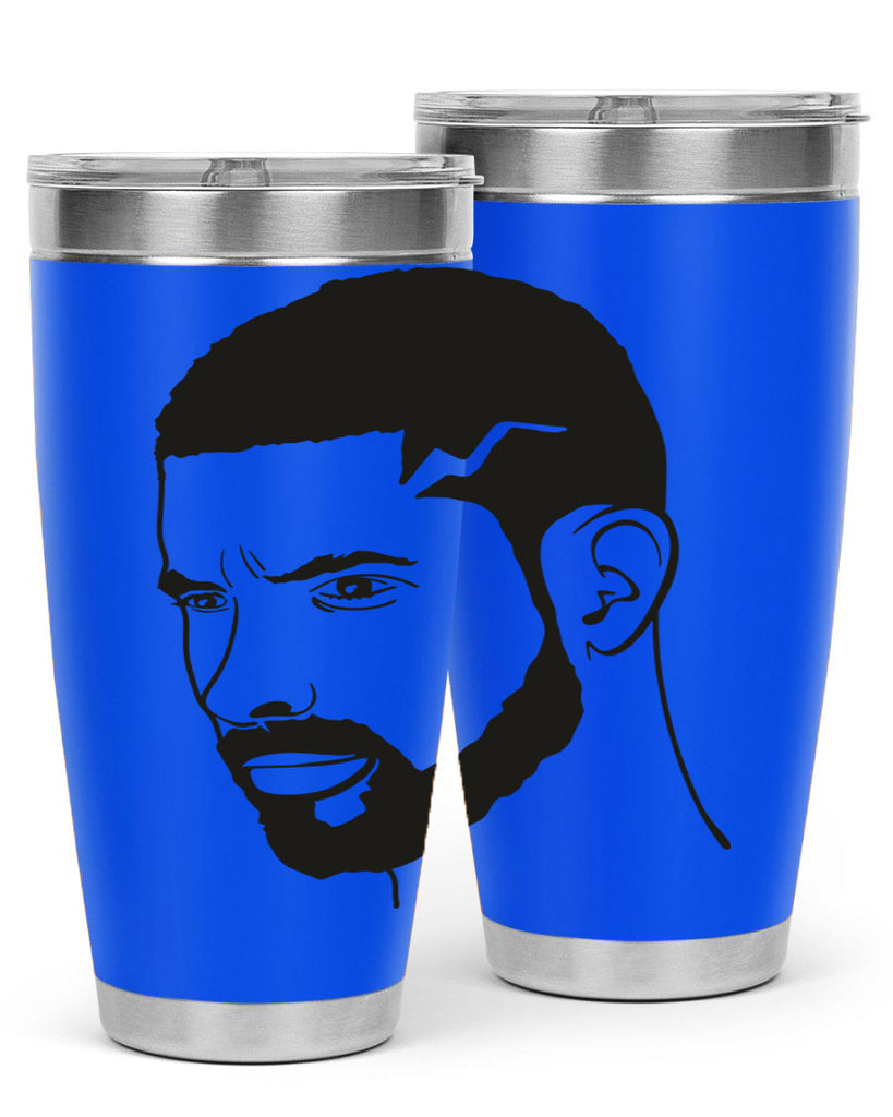 beardman 56#- black men - boys- tumbler