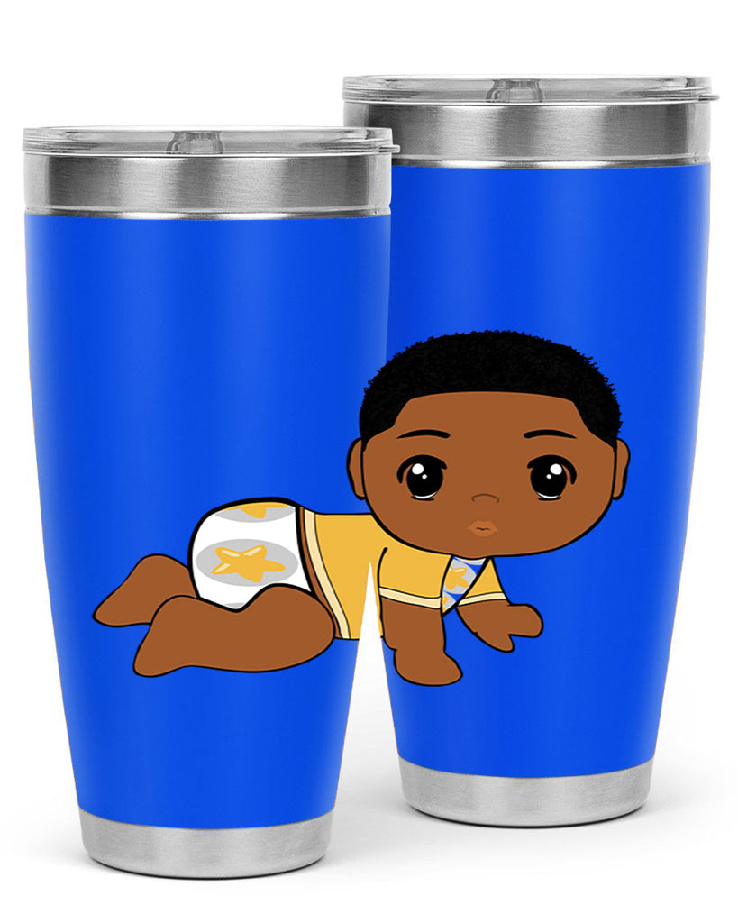 black baby boy 2#- black men - boys- tumbler