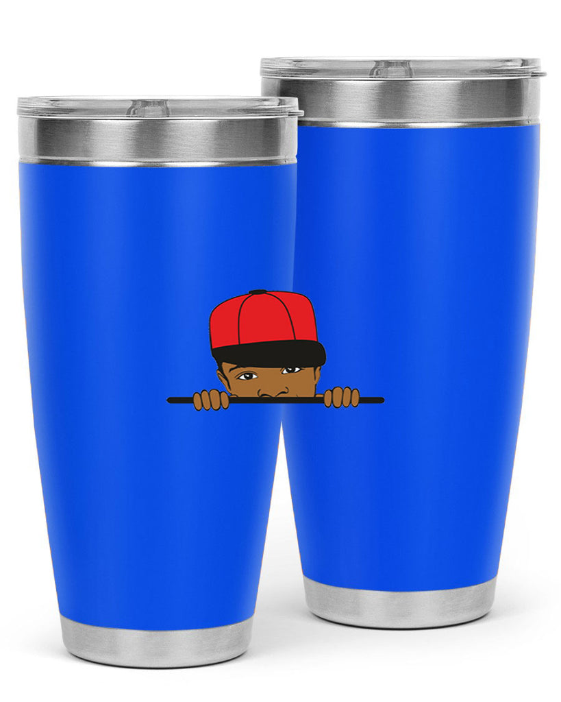 black boy 3#- black men - boys- tumbler