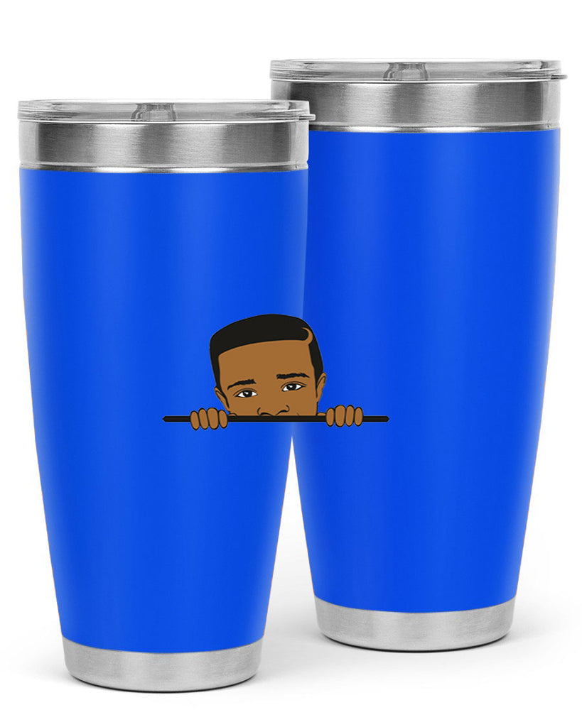 black boy 5#- black men - boys- tumbler