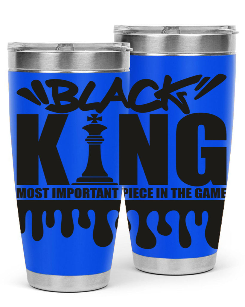black king 214#- black words phrases- Cotton Tank