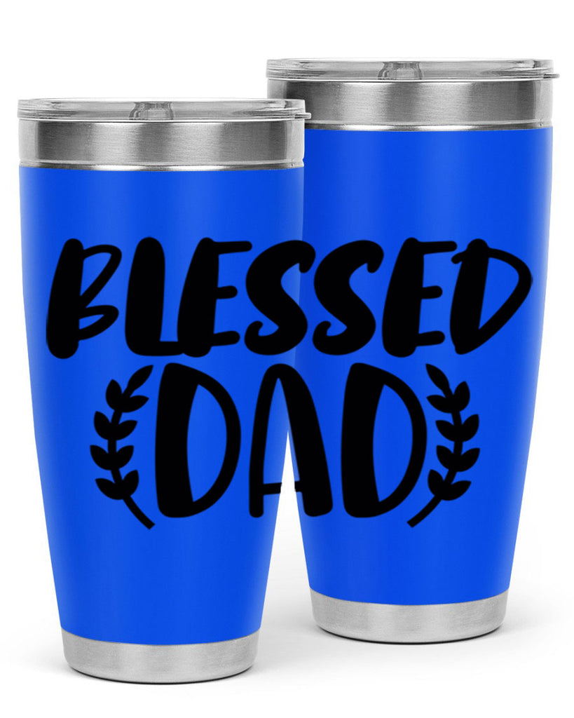 blessed dad 36#- dad- Tumbler