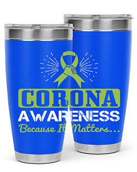 corona awareness because it matters Style 26#- corona virus- Tumbler
