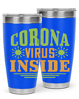 coronavirus inside Style 2#- corona virus- Tumbler