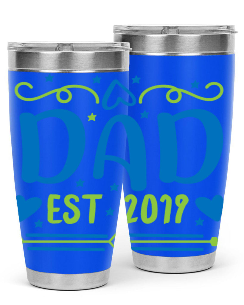 dad est 99#- fathers day- Tumbler