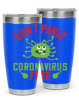 dont panic coronavirus free Style 43#- corona virus- Tumbler
