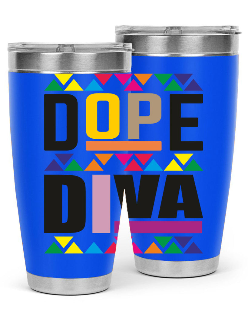 dope diva- black words phrases- Cotton Tank