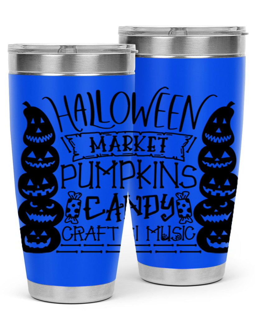 halloween market pumpkins candy 73#- halloween- Tumbler
