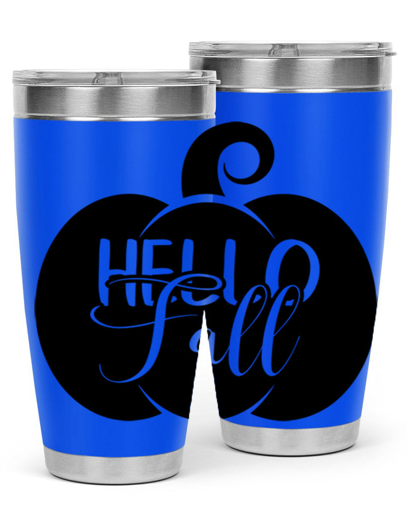 hello fall 275#- fall- Tumbler