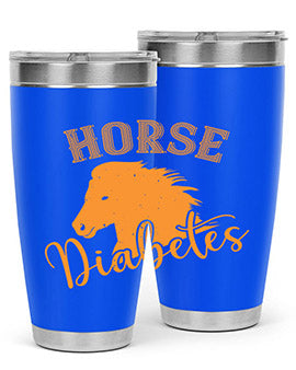 horse diabetes Style 34#- diabetes- Tumbler