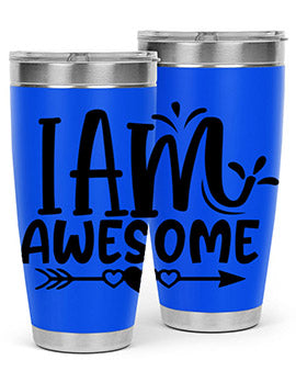 i am awesome Style 19#- autism- Tumbler