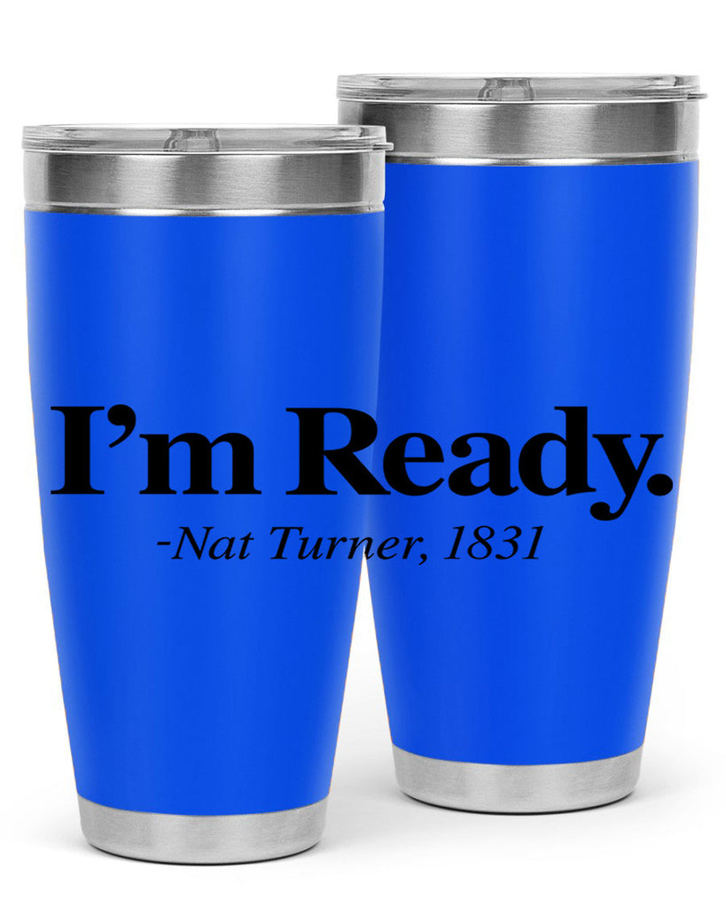 im  ready nat turner 110#- black words phrases- Cotton Tank