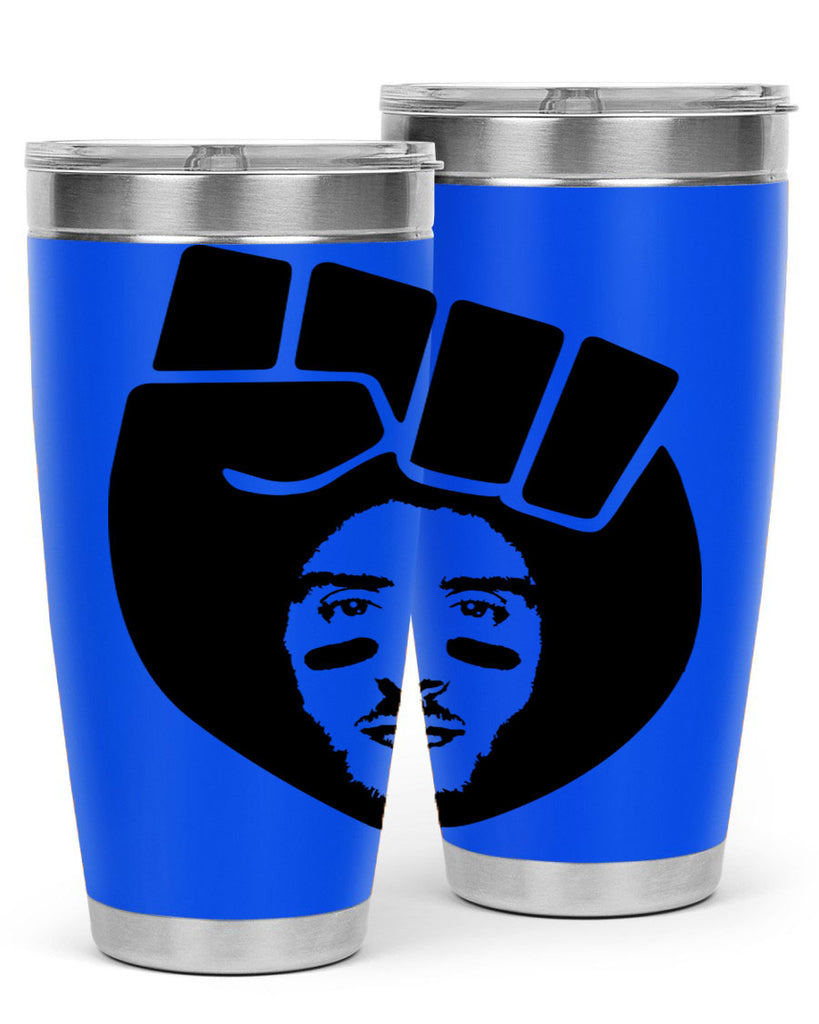 kaepernick fist hair 22#- black men - boys- tumbler