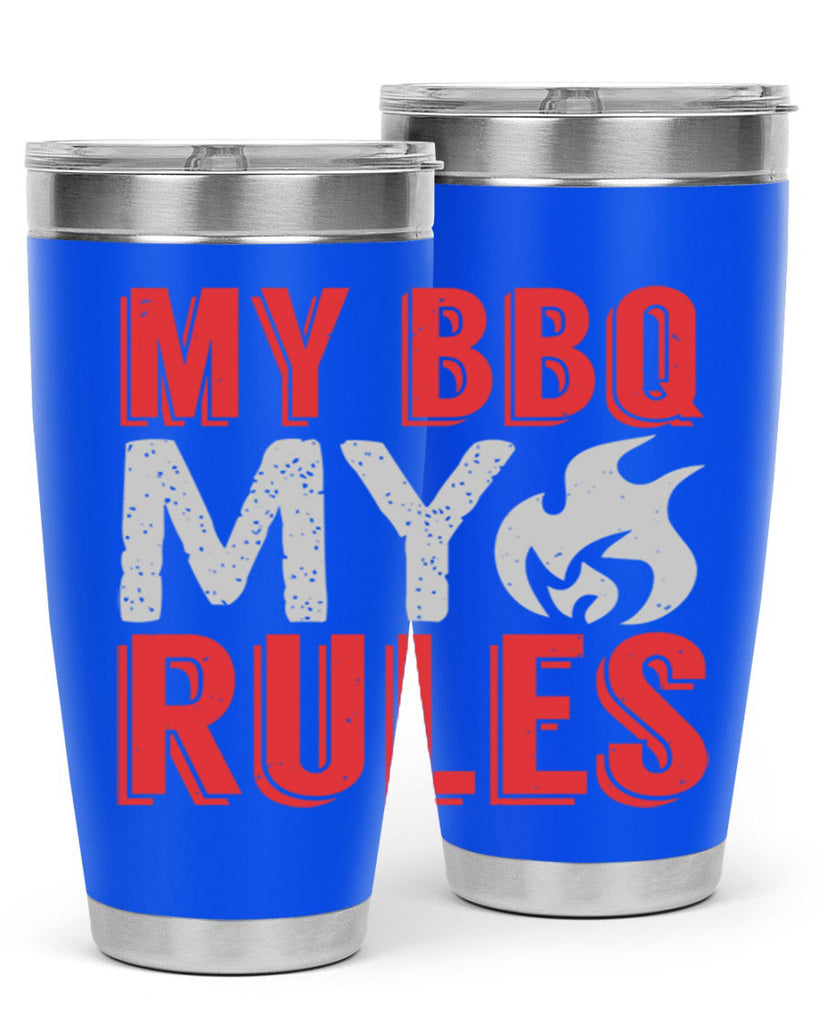my bbq my rule 22#- bbq- Tumbler