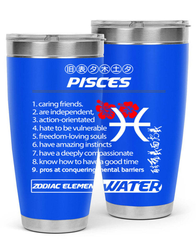 pisces 356#- zodiac- Tumbler