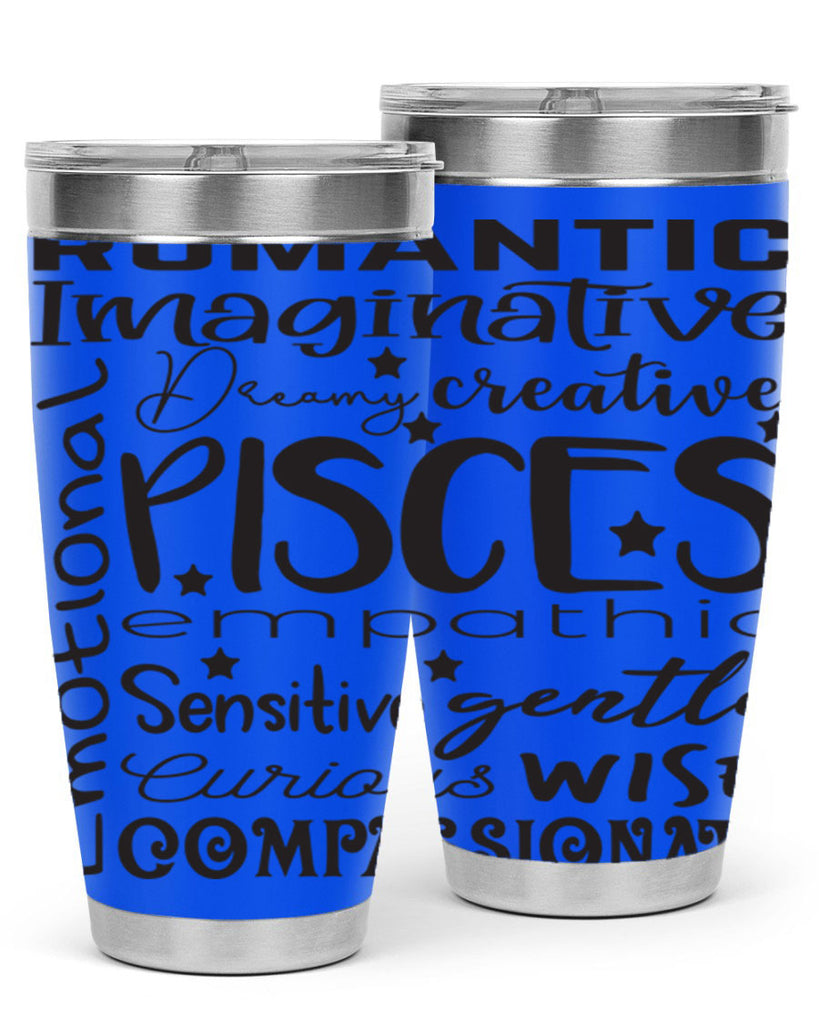pisces 570#- zodiac- Tumbler