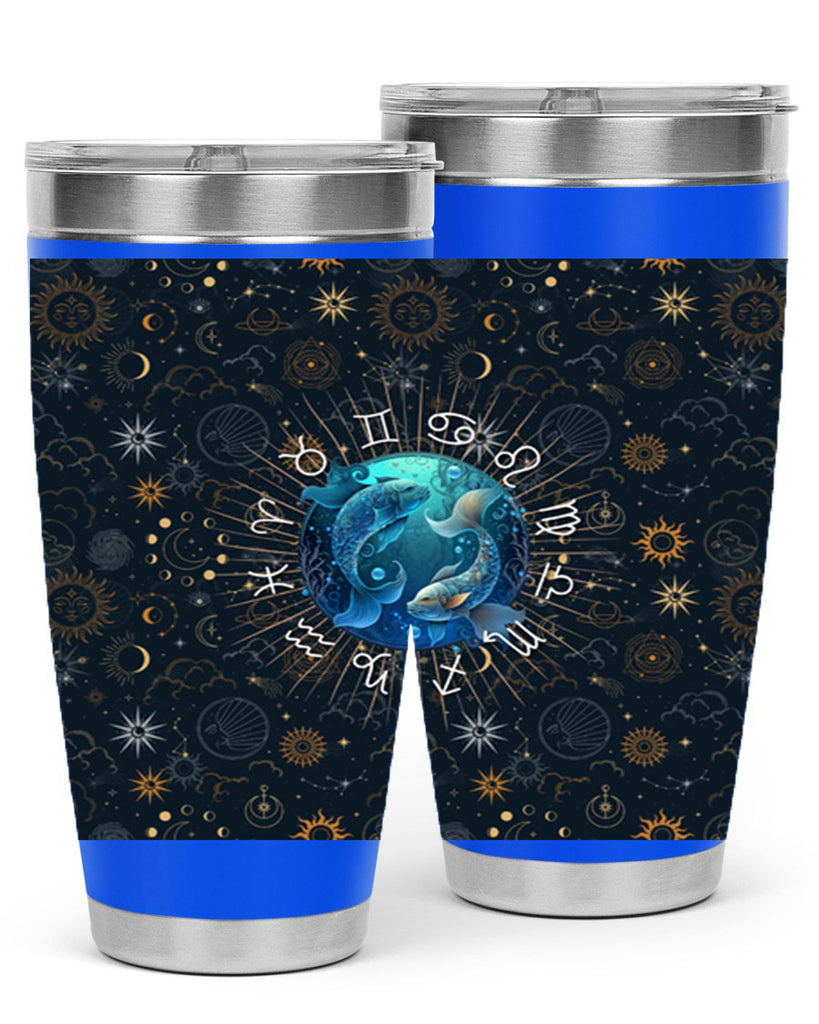 pisces Straight 366#- zodiac- Tumbler