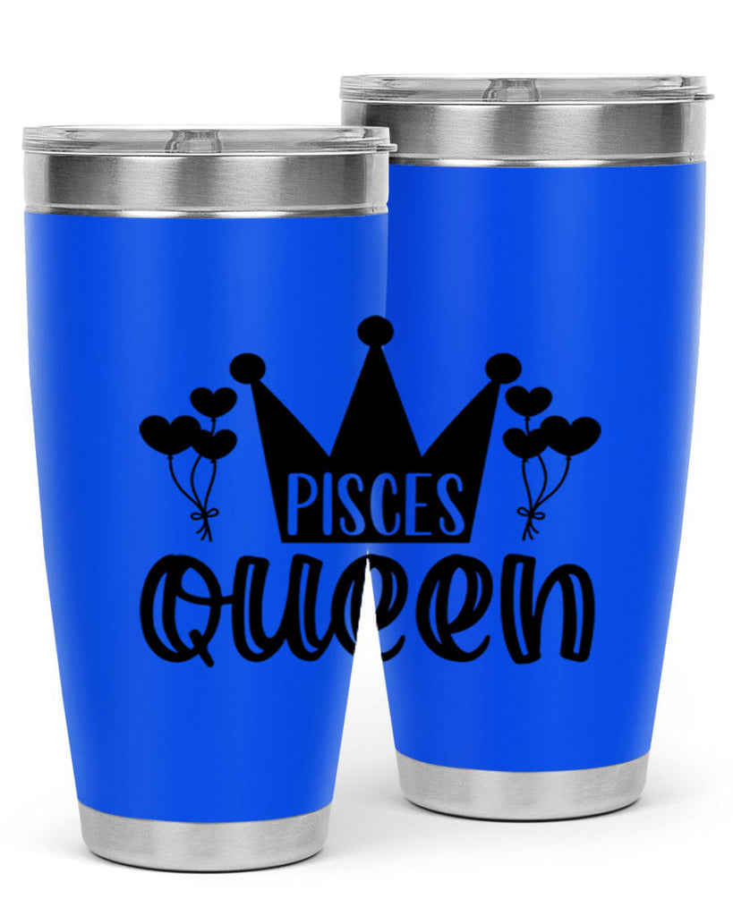 pisces queen 377#- zodiac- Tumbler