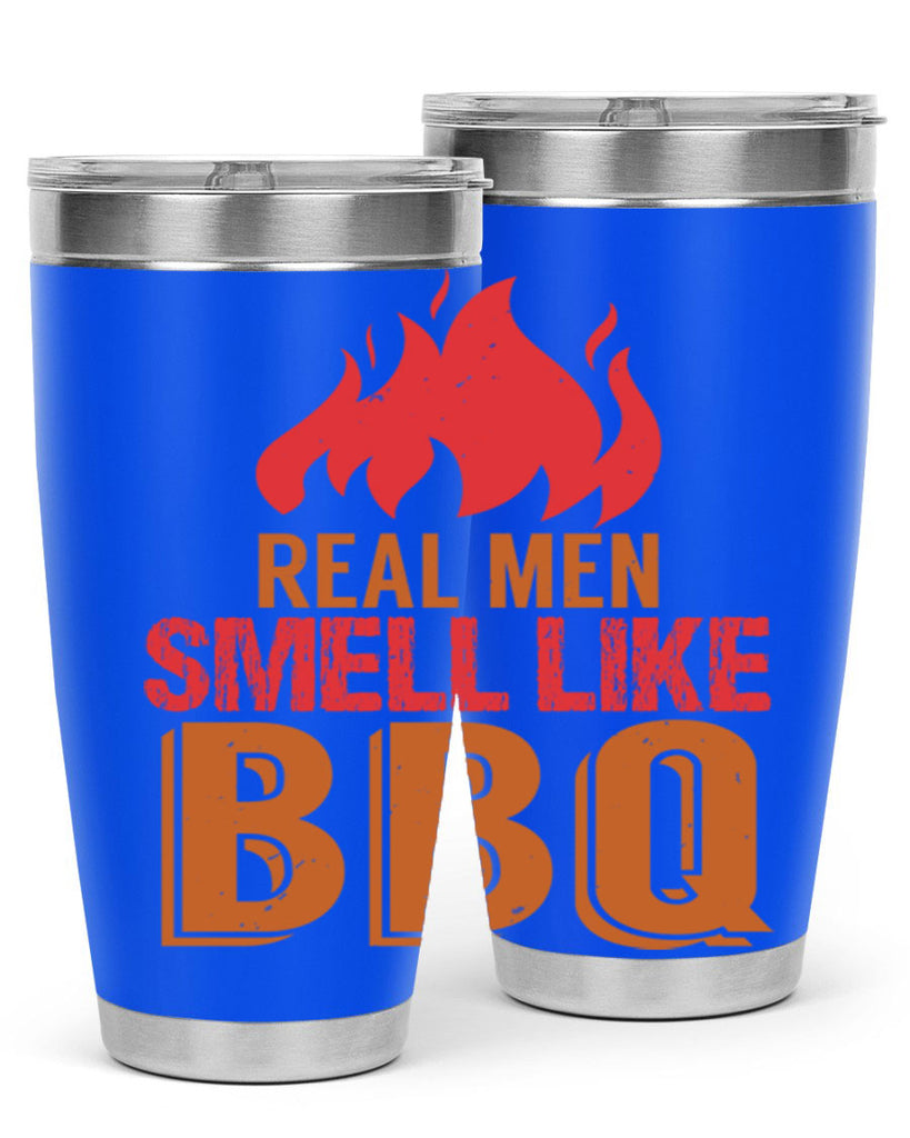 real men smell like bbq 16#- bbq- Tumbler