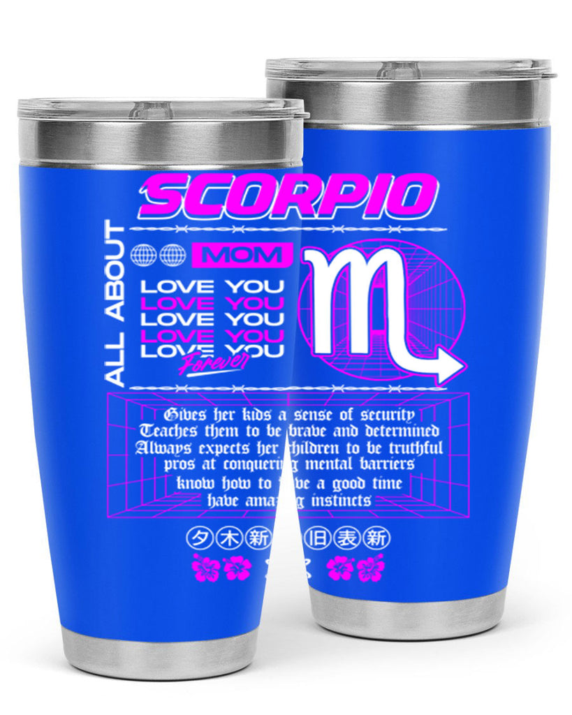 scorpio 457#- zodiac- Tumbler