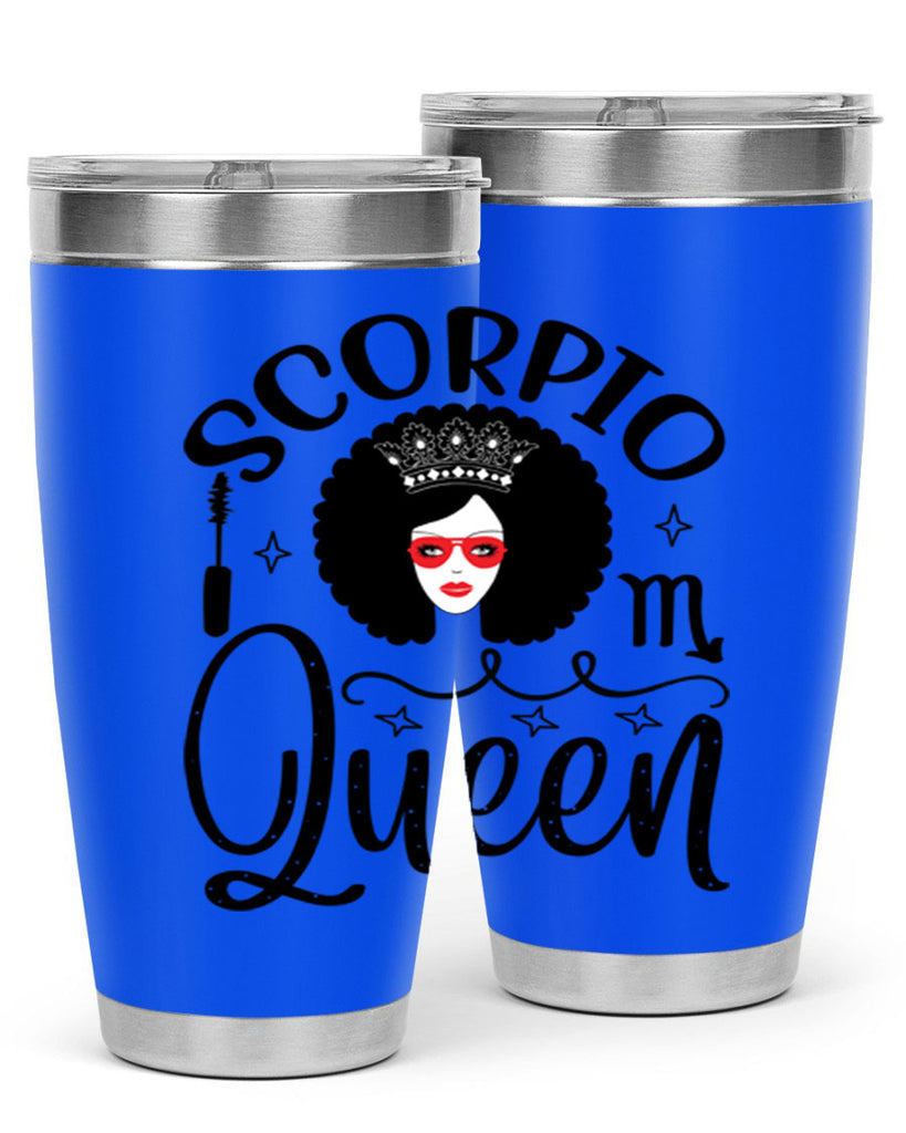 scorpio queen 448#- zodiac- Tumbler