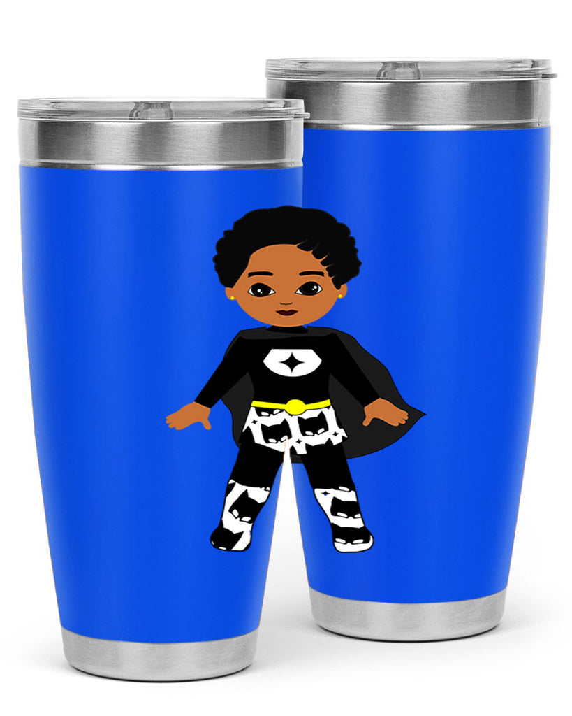 super kid 11#- black men - boys- tumbler