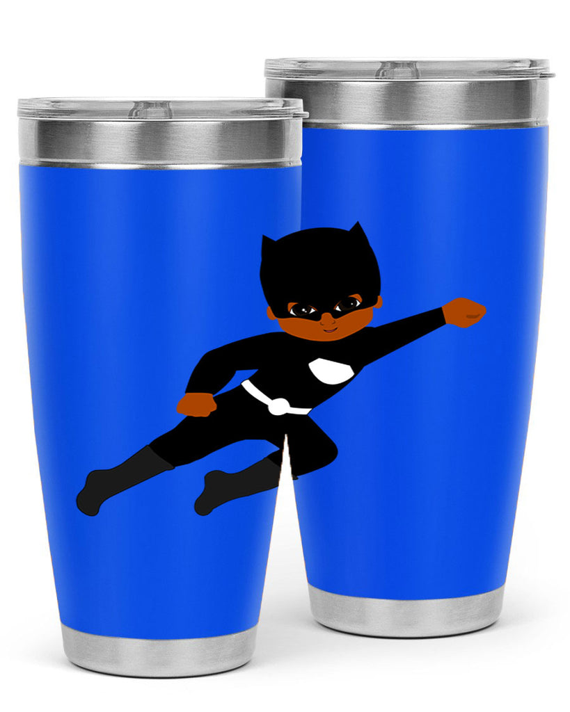 super kid 12#- black men - boys- tumbler