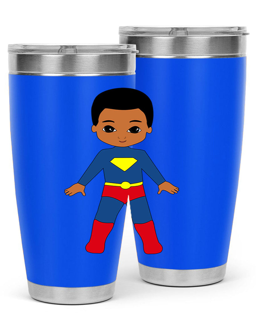 super kid 2#- black men - boys- tumbler