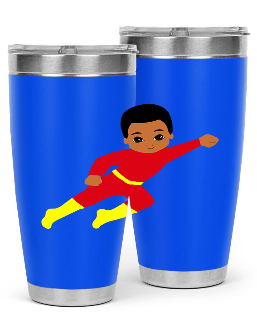 super kid 4#- black men - boys- tumbler