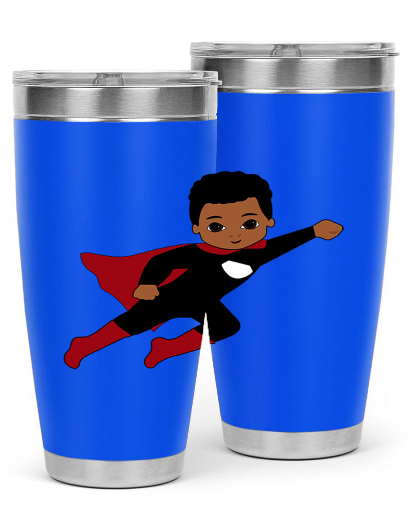 super kid 5#- black men - boys- tumbler