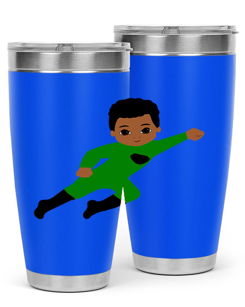 super kid 6#- black men - boys- tumbler