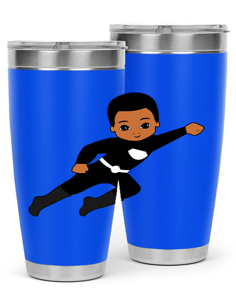 super kid 7#- black men - boys- tumbler