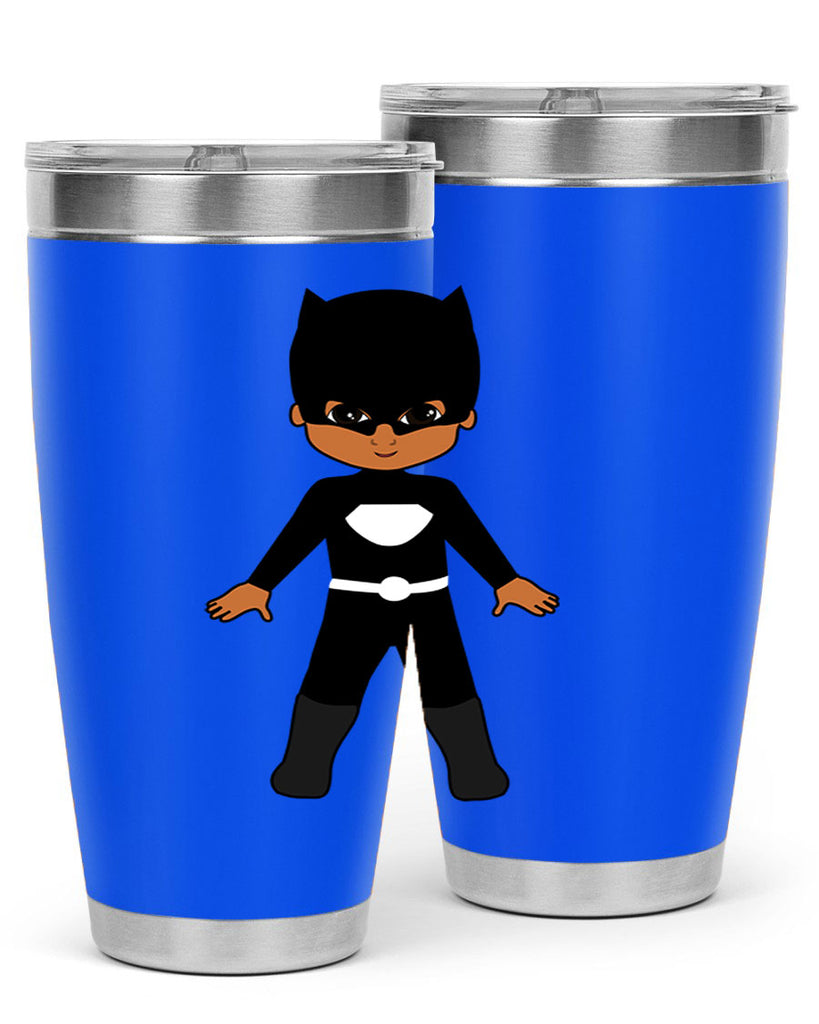 super kid 8#- black men - boys- tumbler