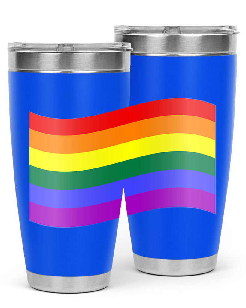 wavy rainbow flag 1#- lgbt- Tumbler