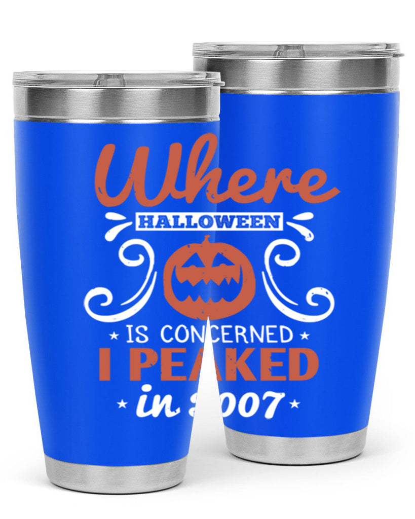 where halloween is 122#- halloween- Tumbler