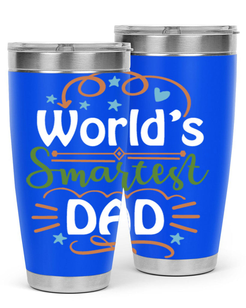 world’s smartest dad 2#- fathers day- Tumbler