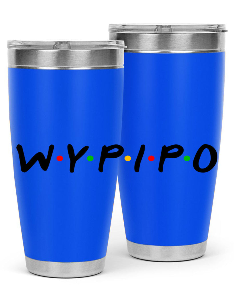 wypipo 7#- black words phrases- Cotton Tank