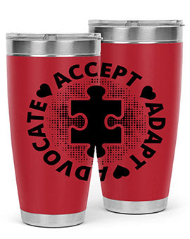 Accept Style 41#- autism- Tumbler