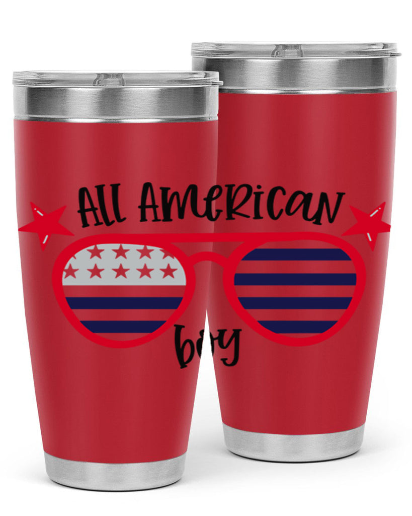 All American Boy Style 141#- Fourt Of July- Tumbler