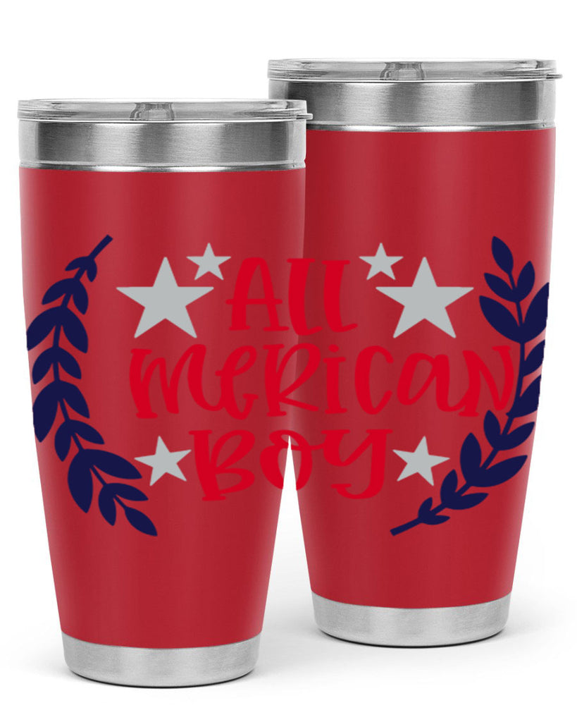 All Merican Boy Style 143#- Fourt Of July- Tumbler