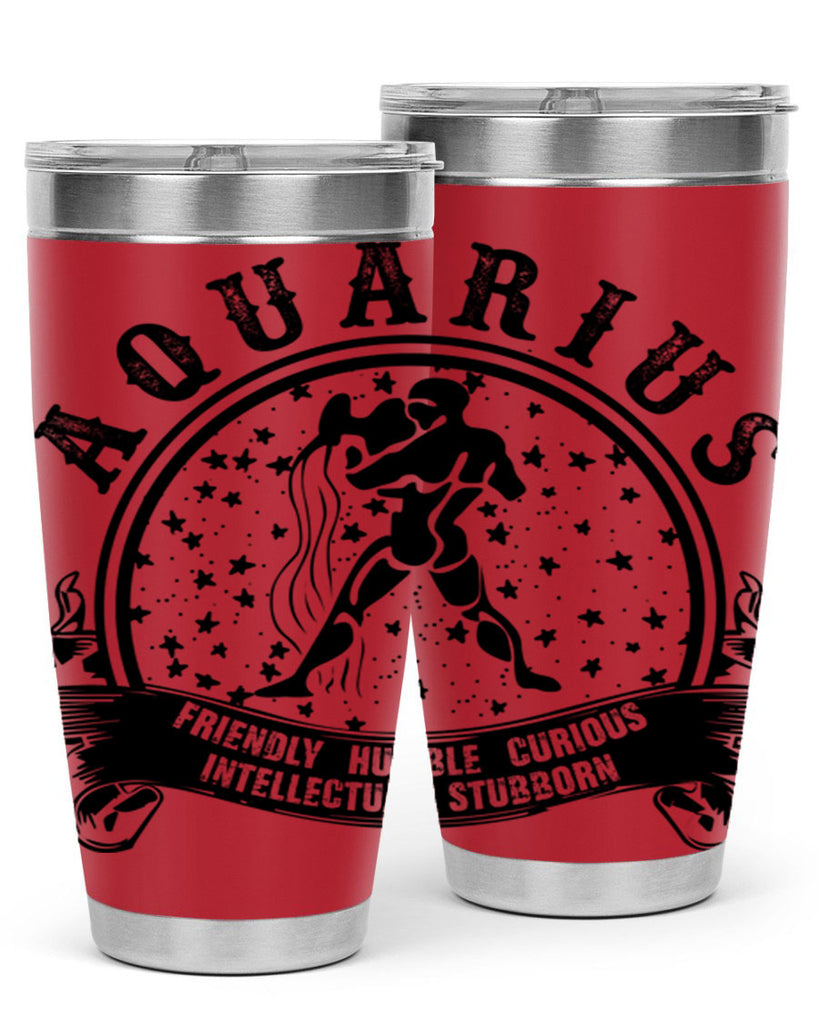 Aquarius 42#- zodiac- Tumbler