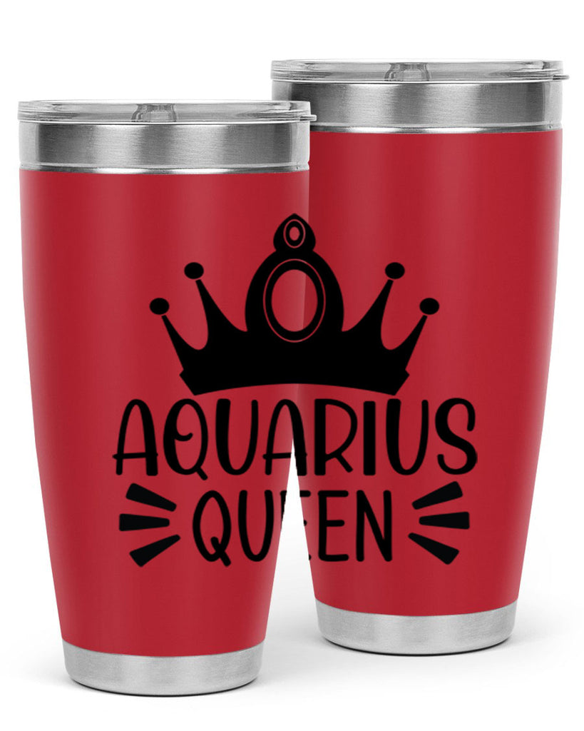 Aquarius queen 73#- zodiac- Tumbler