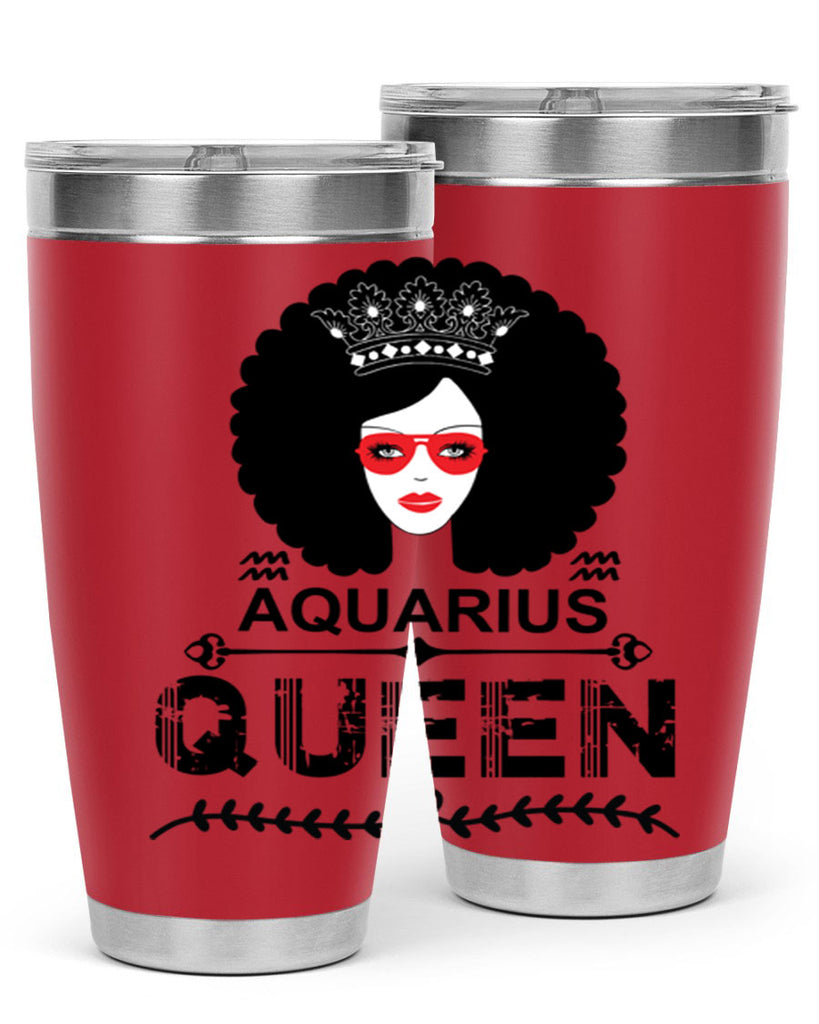 Aquarius queen 75#- zodiac- Tumbler
