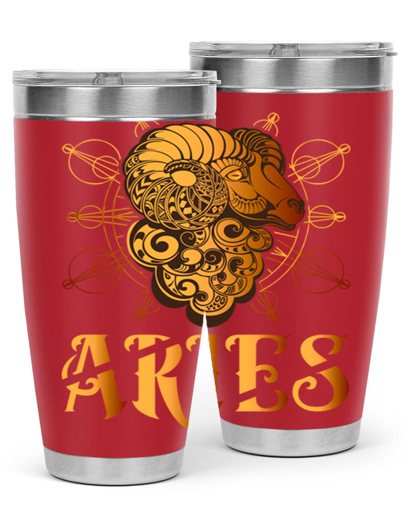 Aries 121#- zodiac- Tumbler